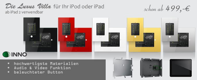 iPad & iPod Wandeinbaurahmen 